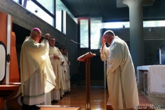 Celebrazione eucaristica. Preside S.E.R: Mon Antonio Santarsiero vescovo di Houcho - Lima Perù